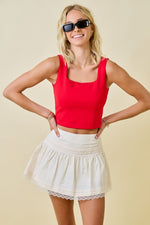 Goes With Everything Top- Red