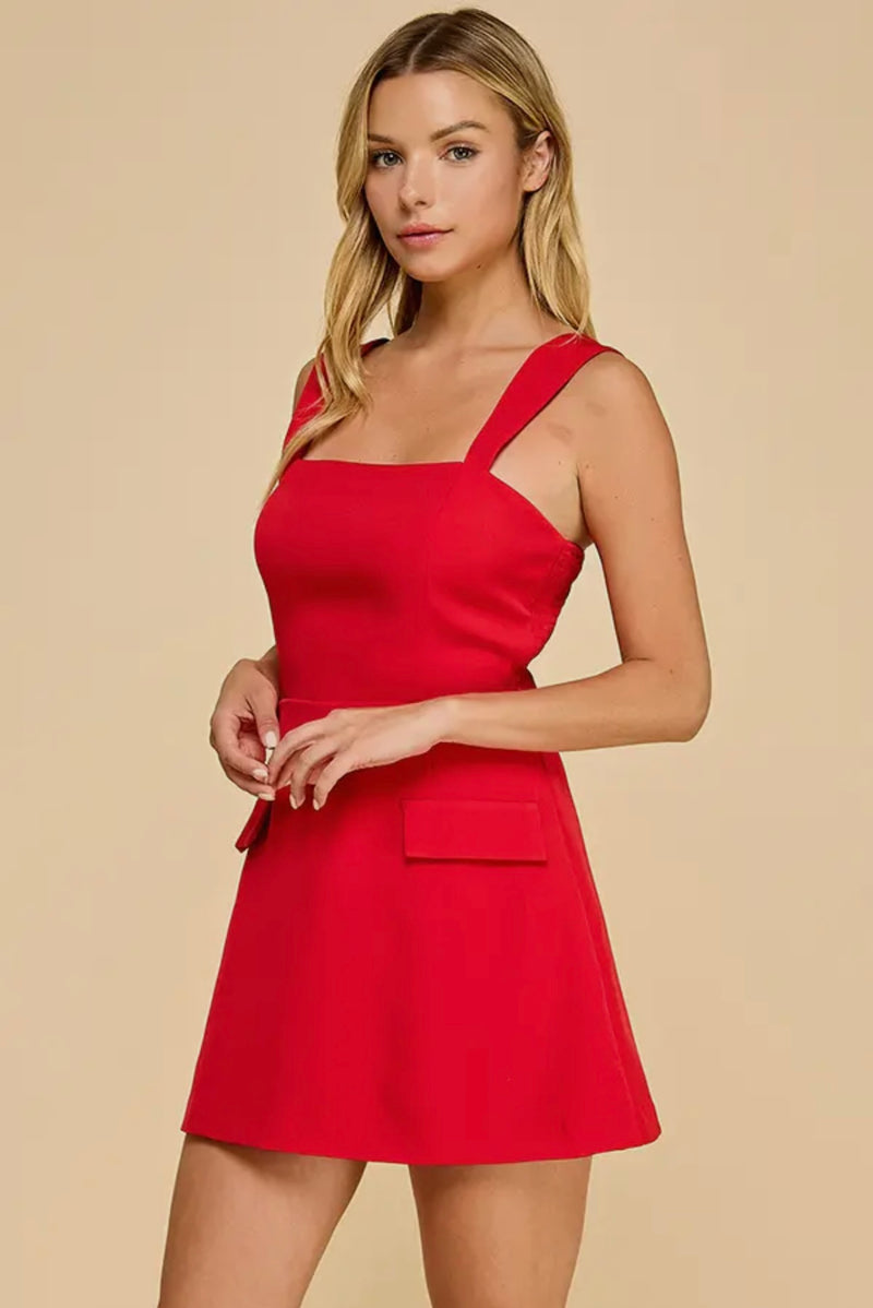 In The City Dress- Red