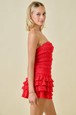 Best Part Dress- Red