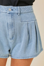 The Fun Shorts - Washed Denim