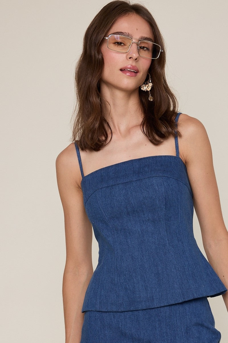 What I Got Top- Denim