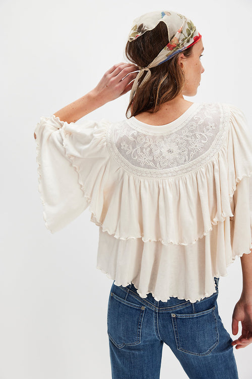 Rose Party Tee- Sugar Swizzle