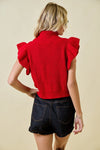 Always Busy Sweater- Red
