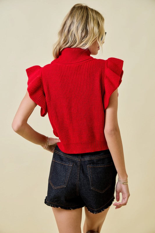 Always Busy Sweater- Red