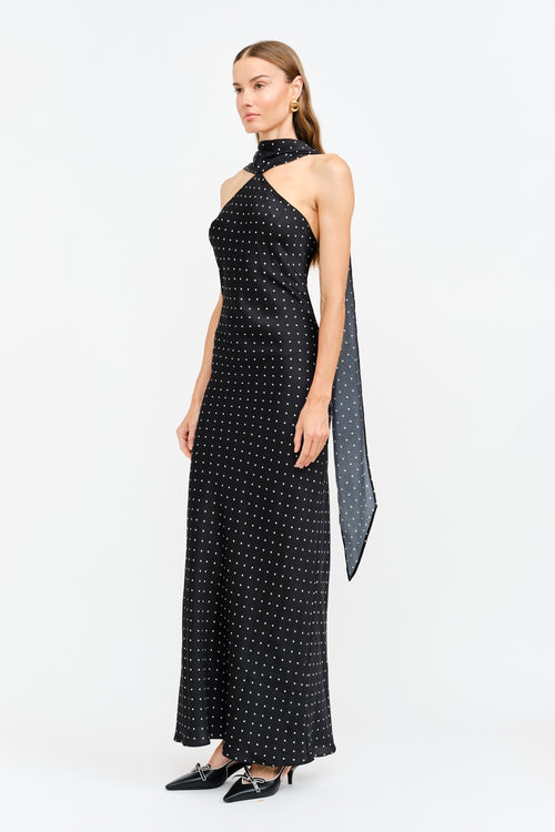 Merry & Bright Maxi- Black