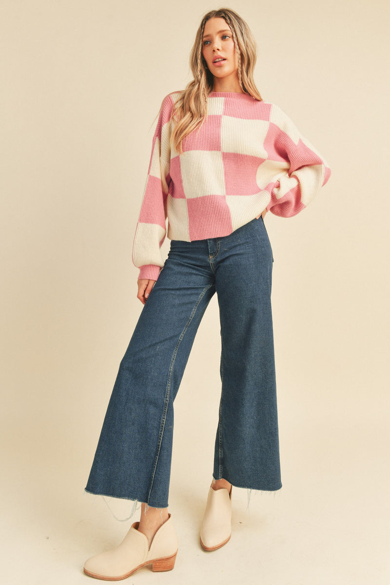 Flat Out Fabulous Sweater - Pink