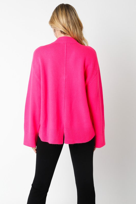 Cotton Candy Sweater- Pink