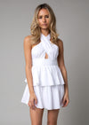 Glamour Dress- White