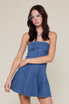 Endless Dreams Dress- Washed Denim