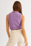 Sittin Pretty Knit Top - Purple