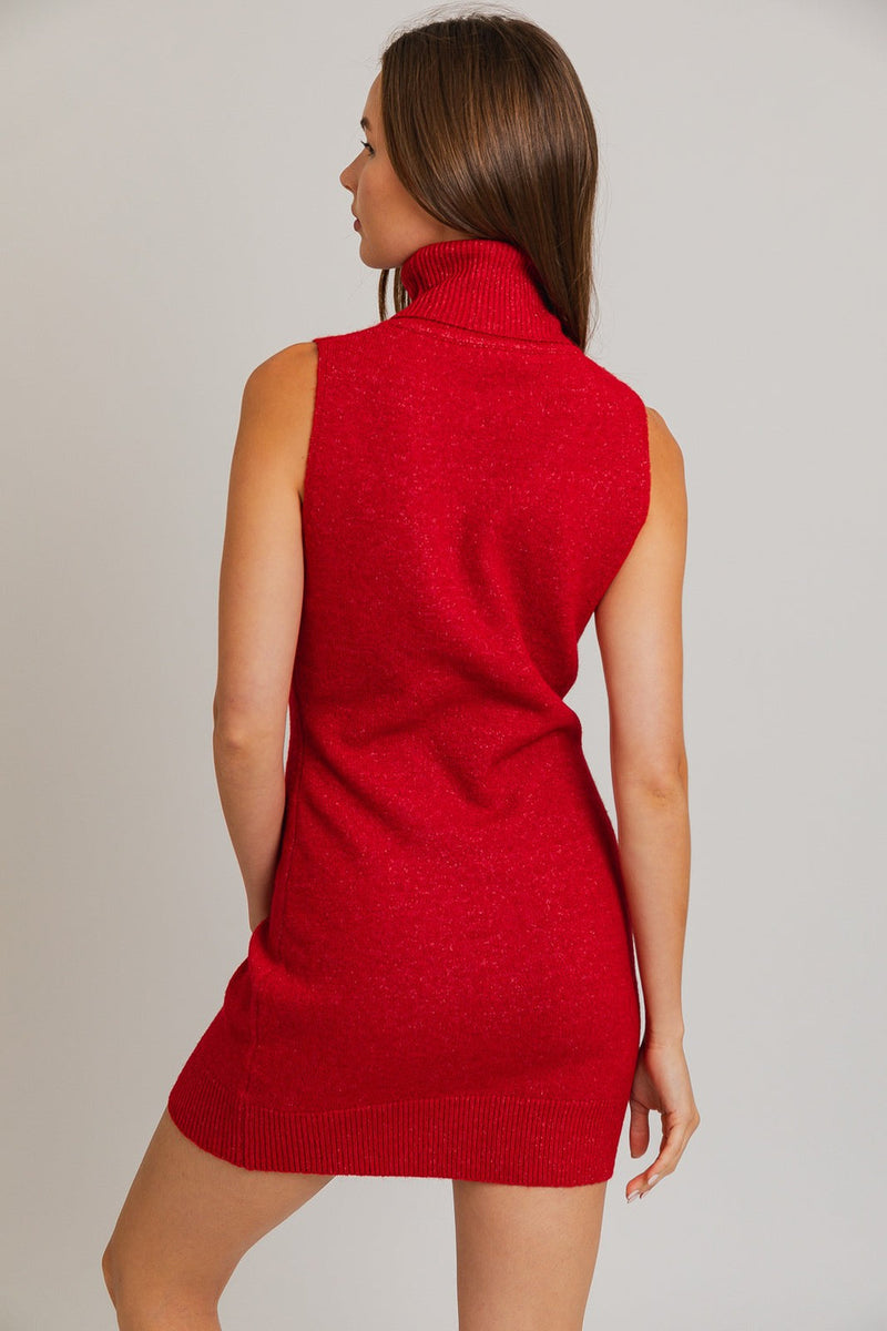 All I Want For Christmas Dress- Red