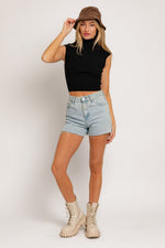 Sure Thing Top- Black