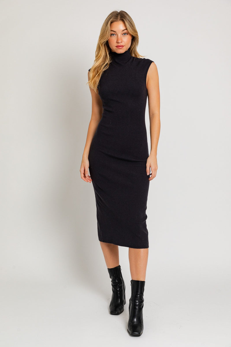 Dreamy Midi Dress- Black