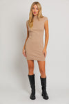 Karma Sweater Dress - Beige