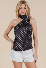 Dottie Top- Black/White