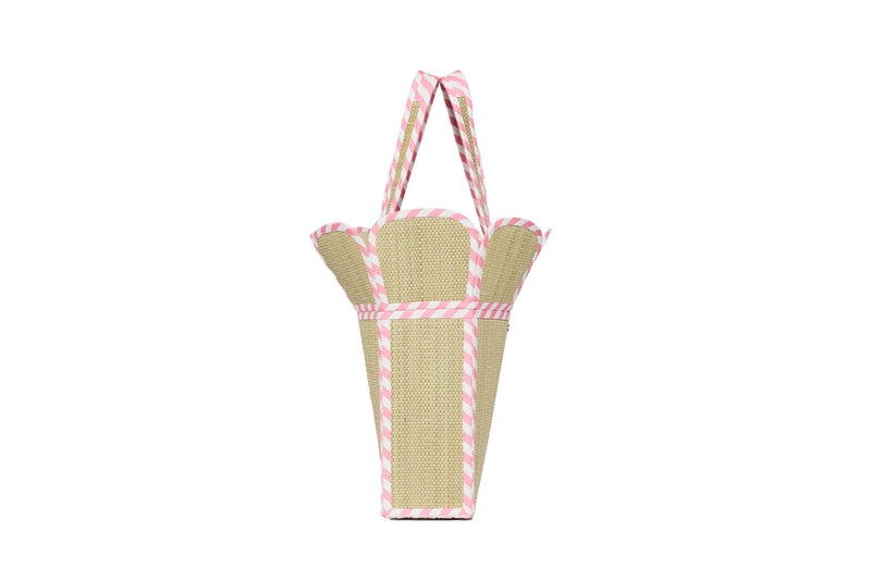 Summer Voyage Midi Scallop Tote