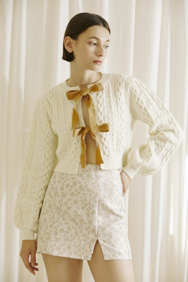 Oh So Sweet Sweater- Cream Brown