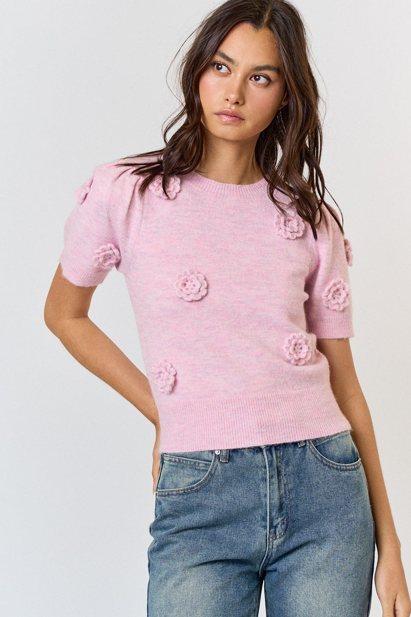 Fancy Sweater- Pink