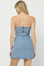 Denim Garden Mini Dress