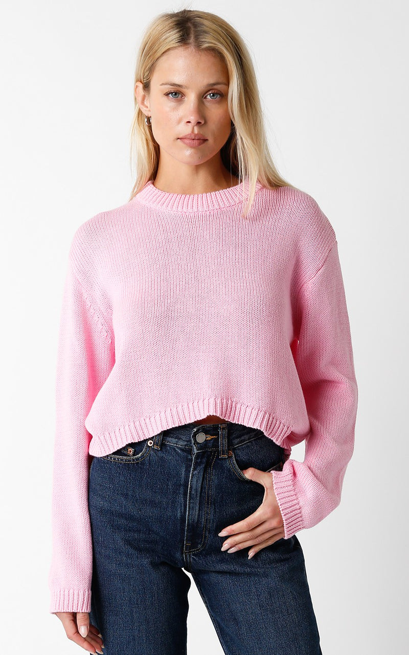 Happy Summer Sweater- Pink