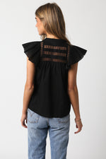 South Of France Top- Black