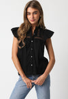 South Of France Top- Black