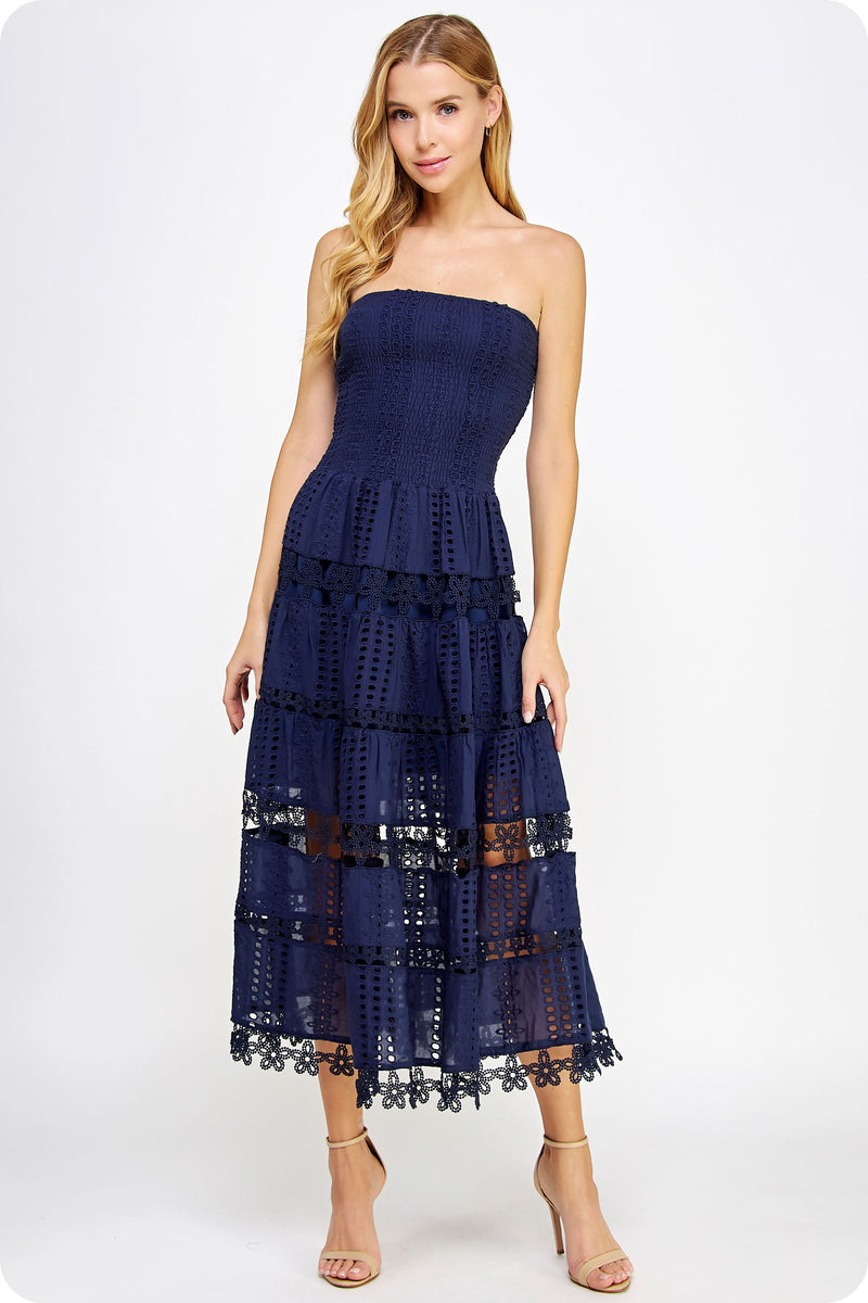 Party Midi- Navy