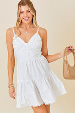 Breakers Mini Dress- White