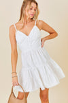 Breakers Mini Dress- White