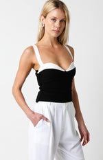 Night Out Top - Black Ivory