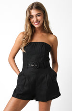 Fizz Romper- Black