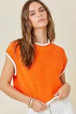 Ready To Go Sweater- Orange