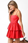 Lawton Mini Dress- Red