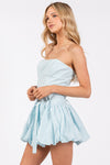 Double Bubble Dress- Baby Blue