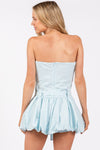 Double Bubble Dress- Baby Blue