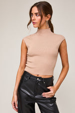 Sure Thing Top- Beige