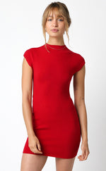 Wink Wink Dress- Scarlet