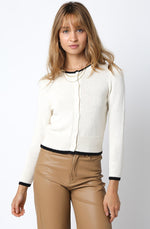 Cosmopolitan Sweater- Cream Black