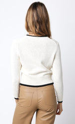 Cosmopolitan Sweater- Cream Black