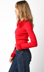 Mrs. Clause Top- Red