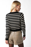 Latte Sweater- Black Cream