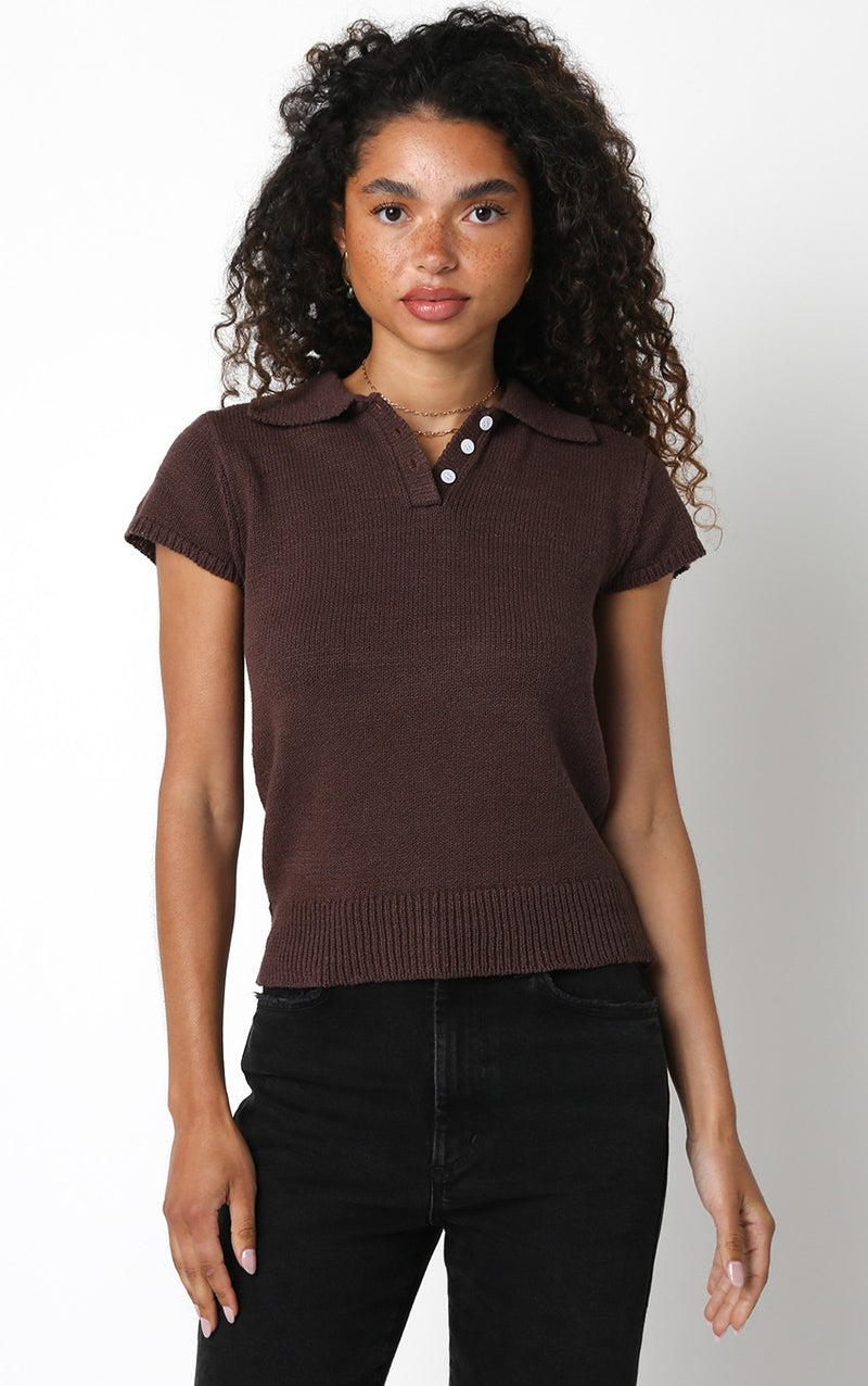 Skyline Sweater- Brown