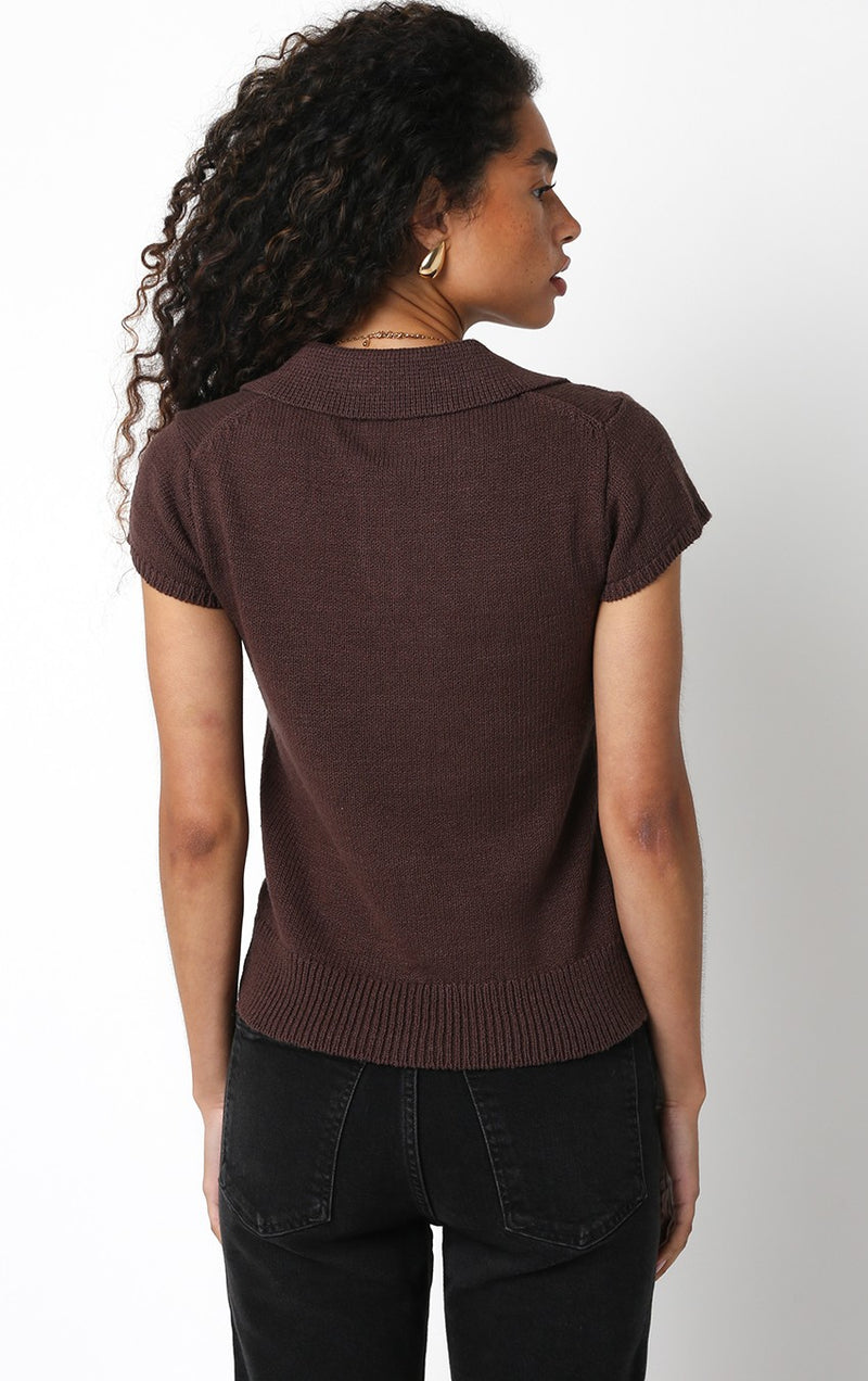 Skyline Sweater- Brown