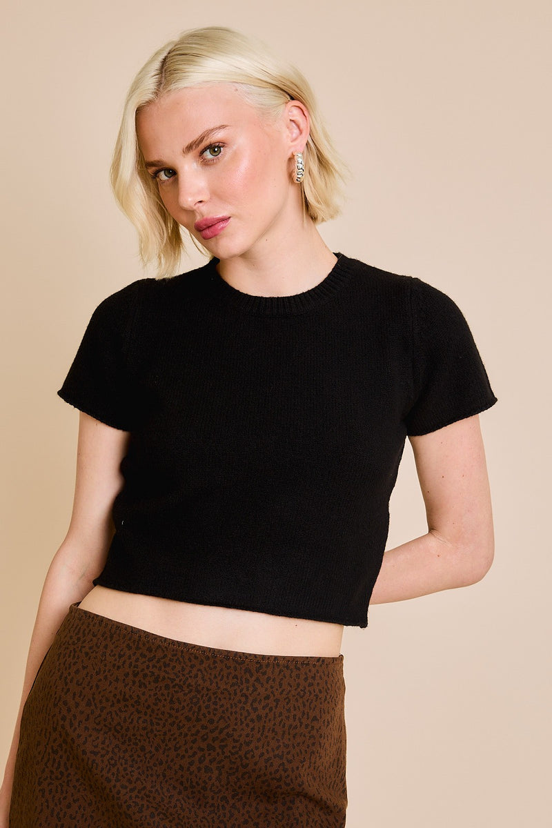 Never Basic Top- Black