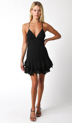 I’ll Take Manhattan Dress- Black