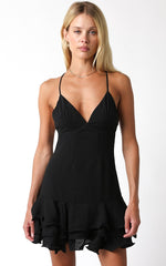 I’ll Take Manhattan Dress- Black