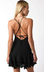 I’ll Take Manhattan Dress- Black