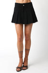 Don't Look Back Skirt- Black