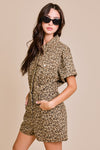 Worth A Pretty Penny Romper-Leopard