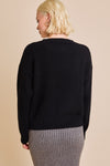 Pop, Clink, Fizz Sweater- Black